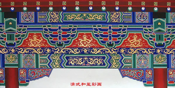 新乡中国建筑彩画装饰图案